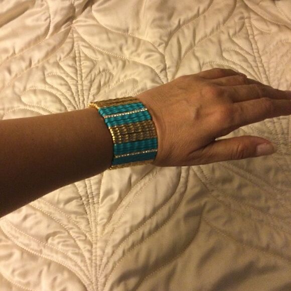 NWT Mercer Street enamel bracelet stretch - Picture 5 of 7